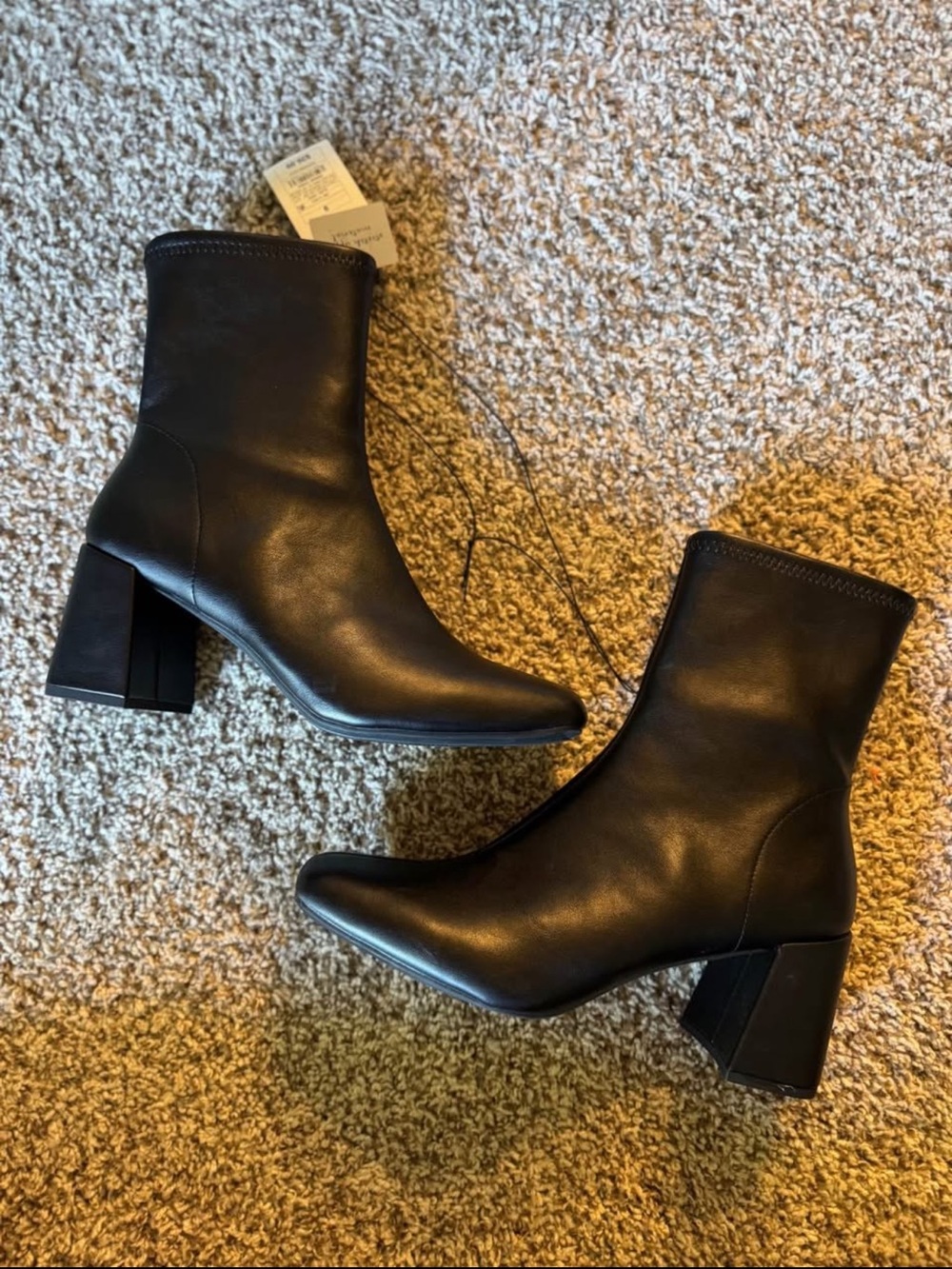 Black Heeled Booties